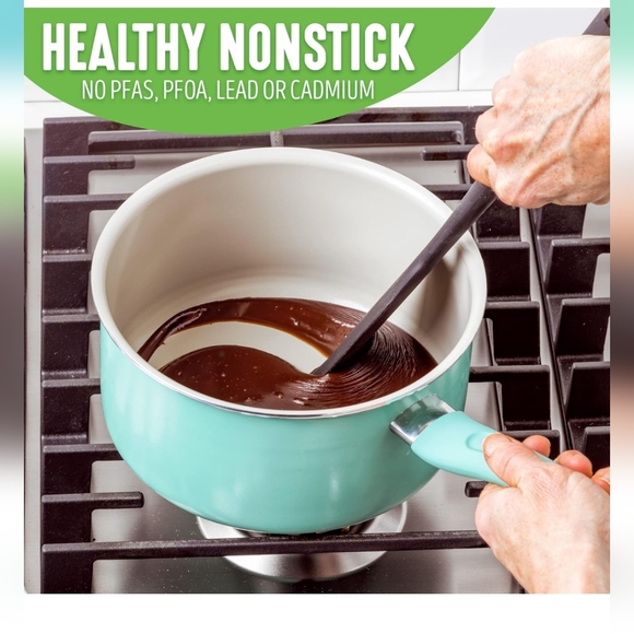 Green Life 1 qt Sauce Pan - Picture 2 of 3